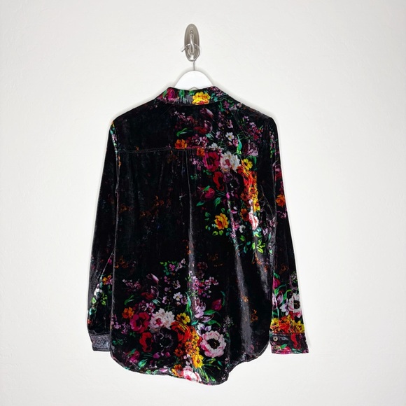 Anthropologie Pilcro The Hadley Relaxed Buttondown Shirt Velvet Edition Small - Picture 5 of 10